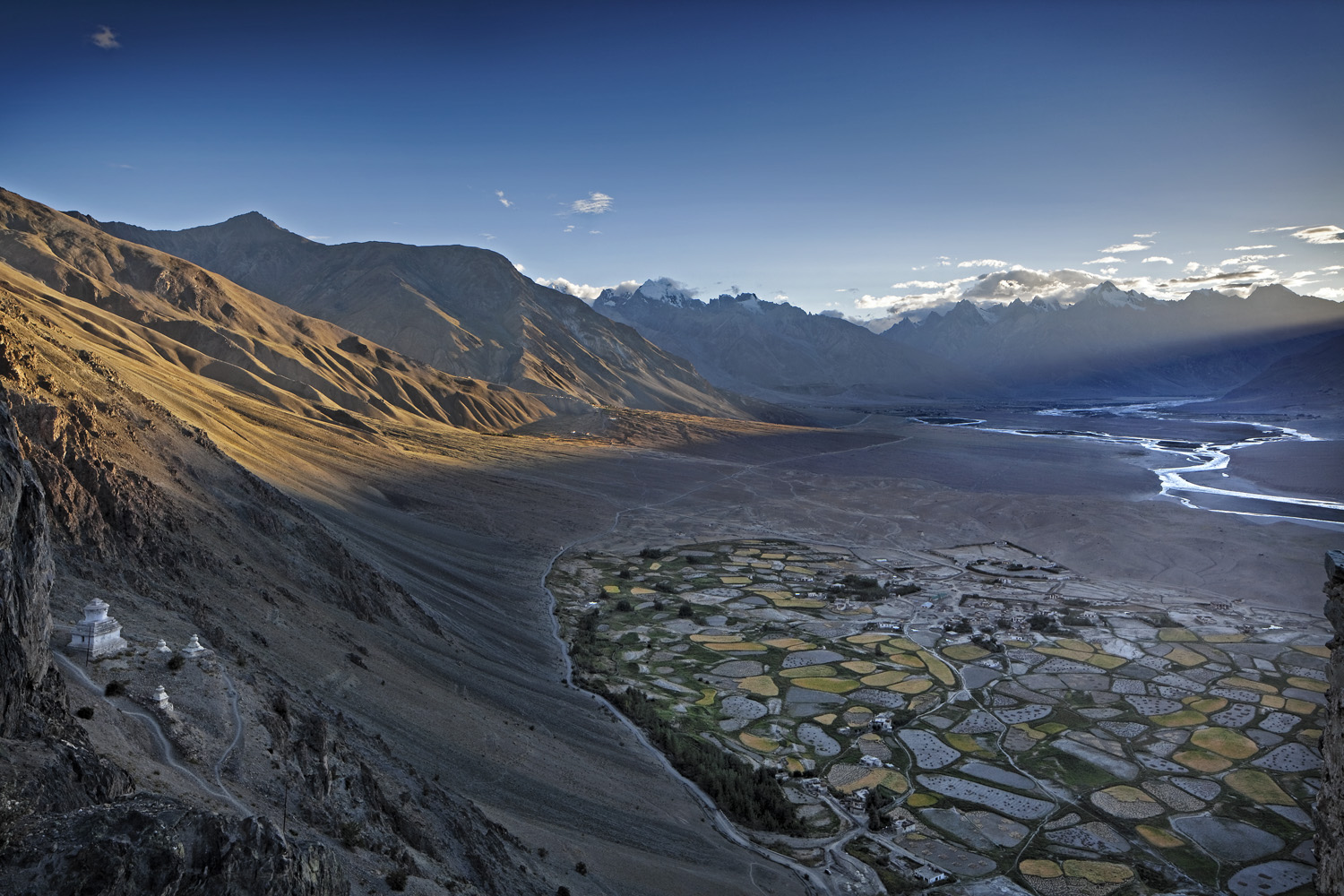 View from Stongde Gompa, Ladakh, India