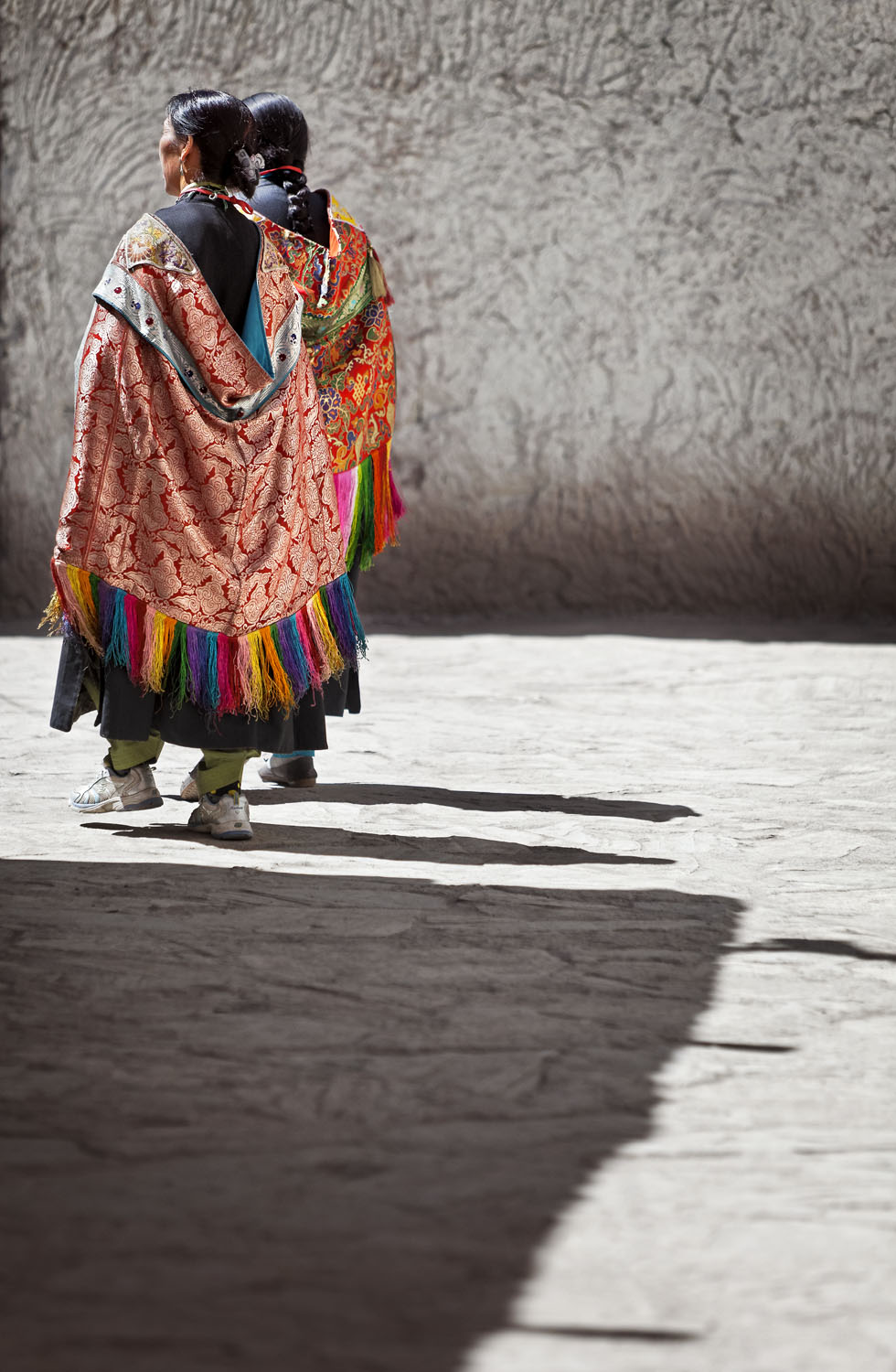 Women volunteers, Hemis Monastery