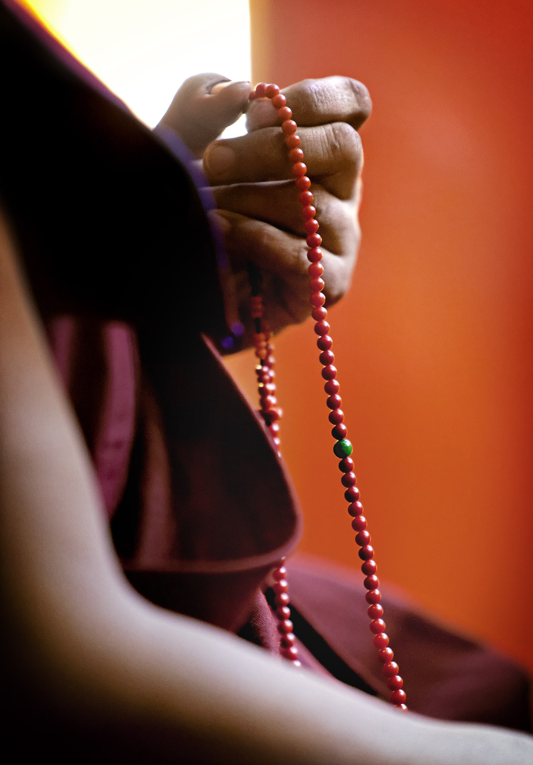 H.H. leading Tsok Offering, Hemis Monastery