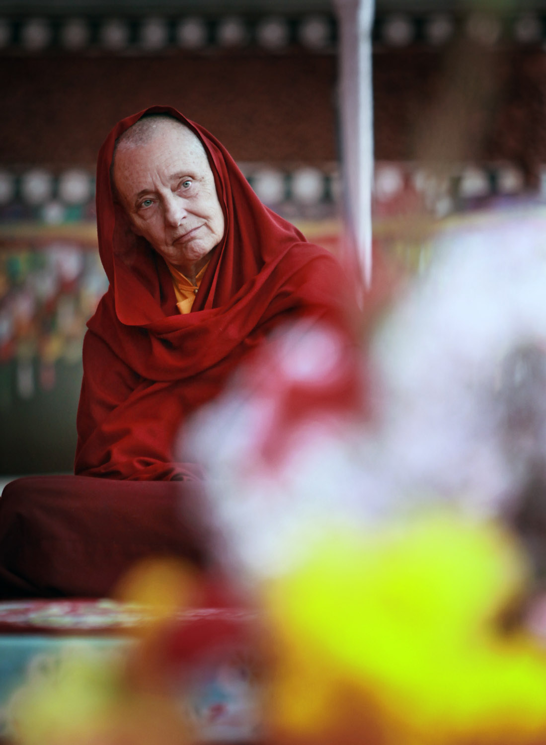 Jetsunma Tenzin Palmo teaching, Hemis Monastery