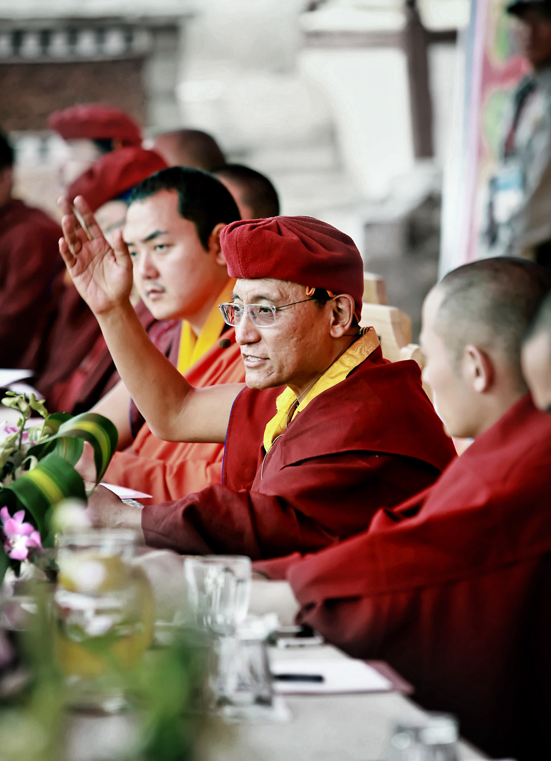 H.H. teaching, Hemis Monastery