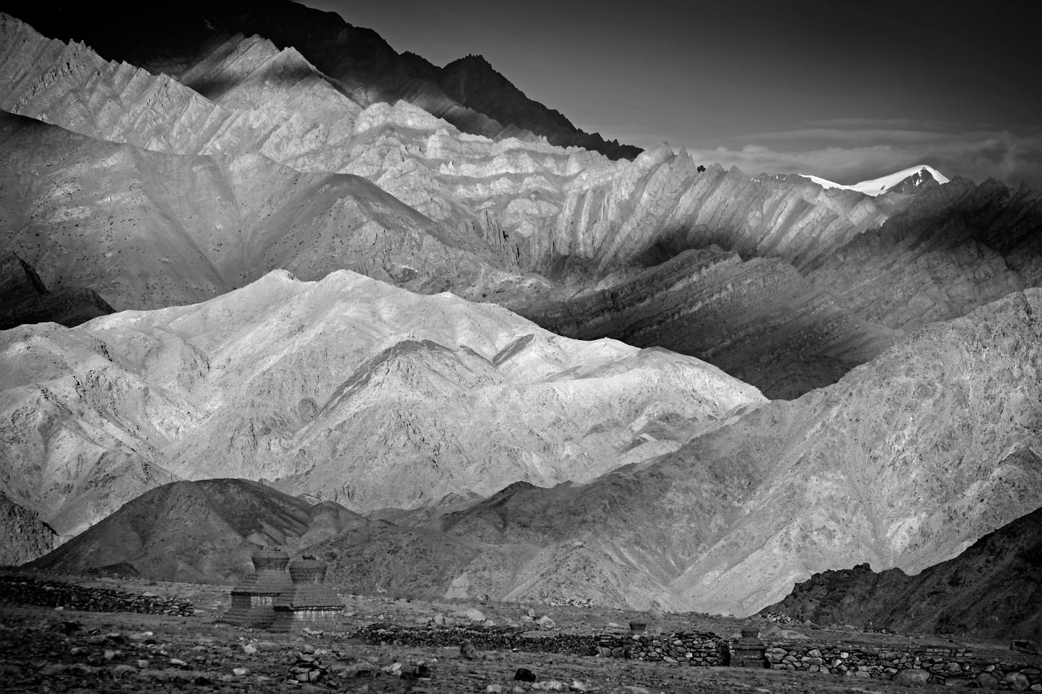 On the way to Chemdrey Gompa, Ladakh, India