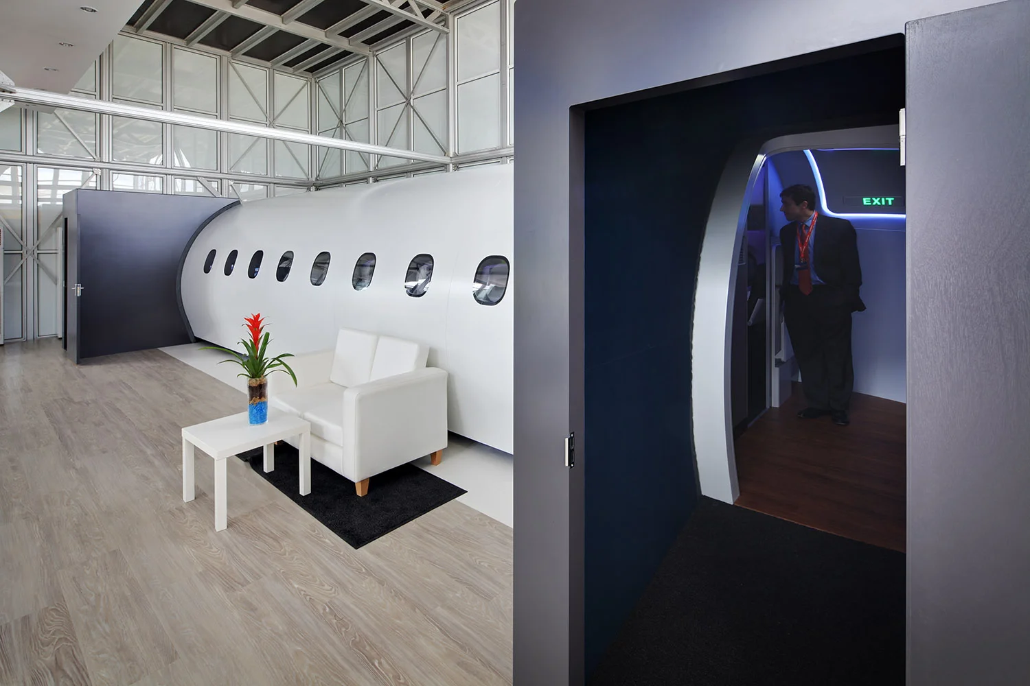Embraer E2 mock-up, Farnborough Airshow, UK