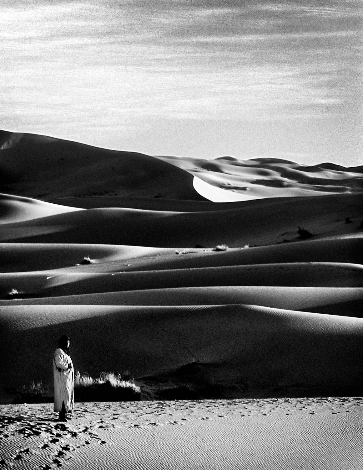 Touareg Desert-scape, Near Merzouga, Southern Morocco