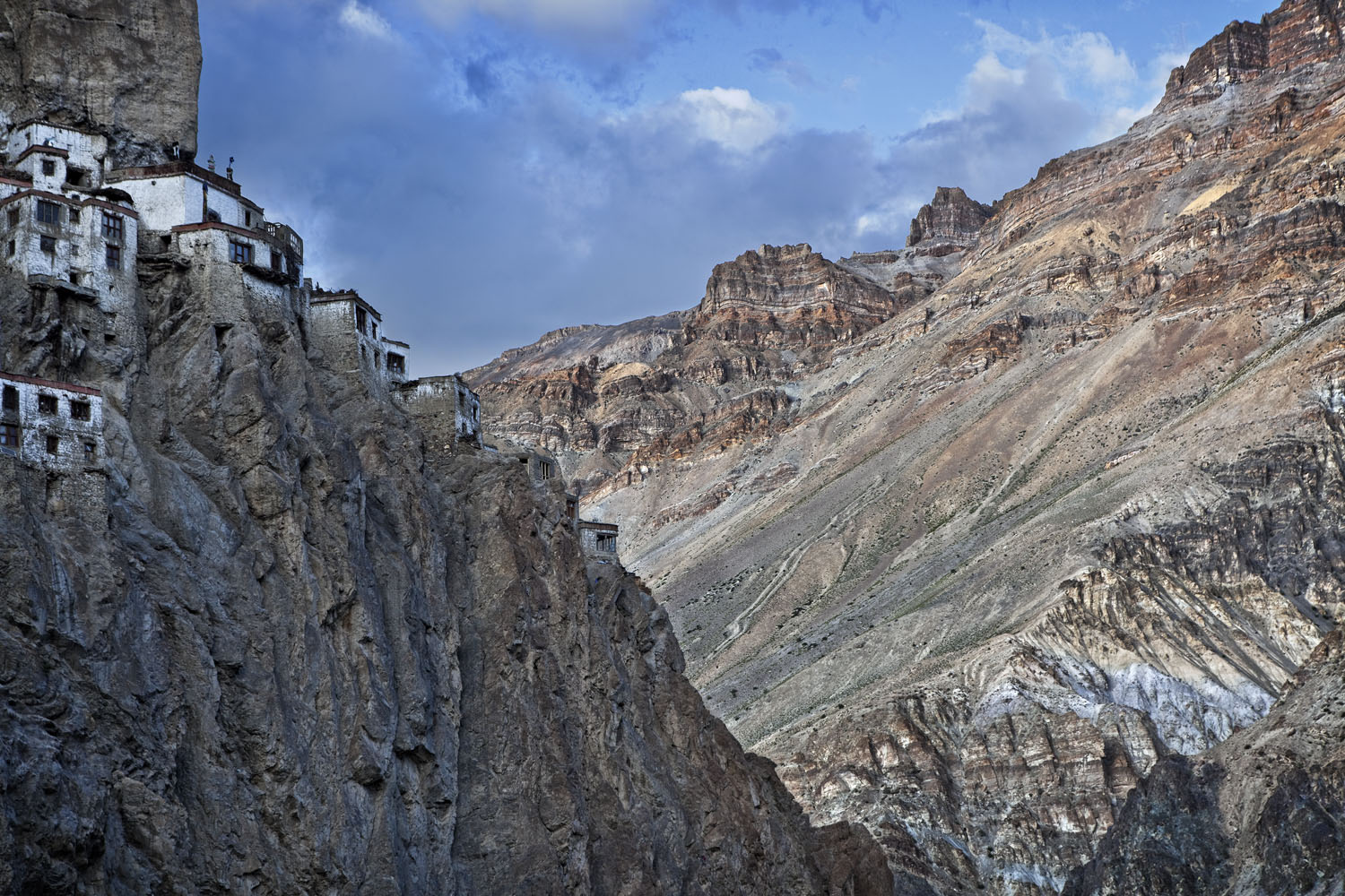 Temple, Phuktal Monastery, Zanskar, Ladakh, India