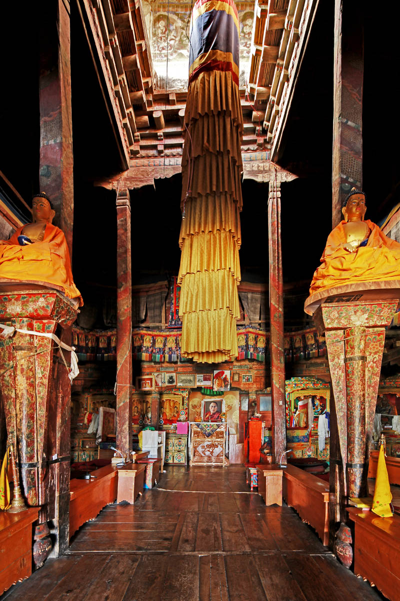 Temple, Thicksey Monastery, Ladakh, India