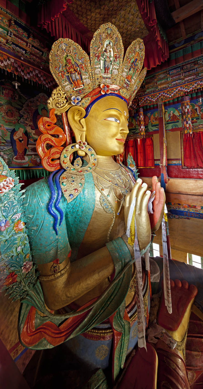 Big Buddha, Thicksey Monastery, Ladakh, India