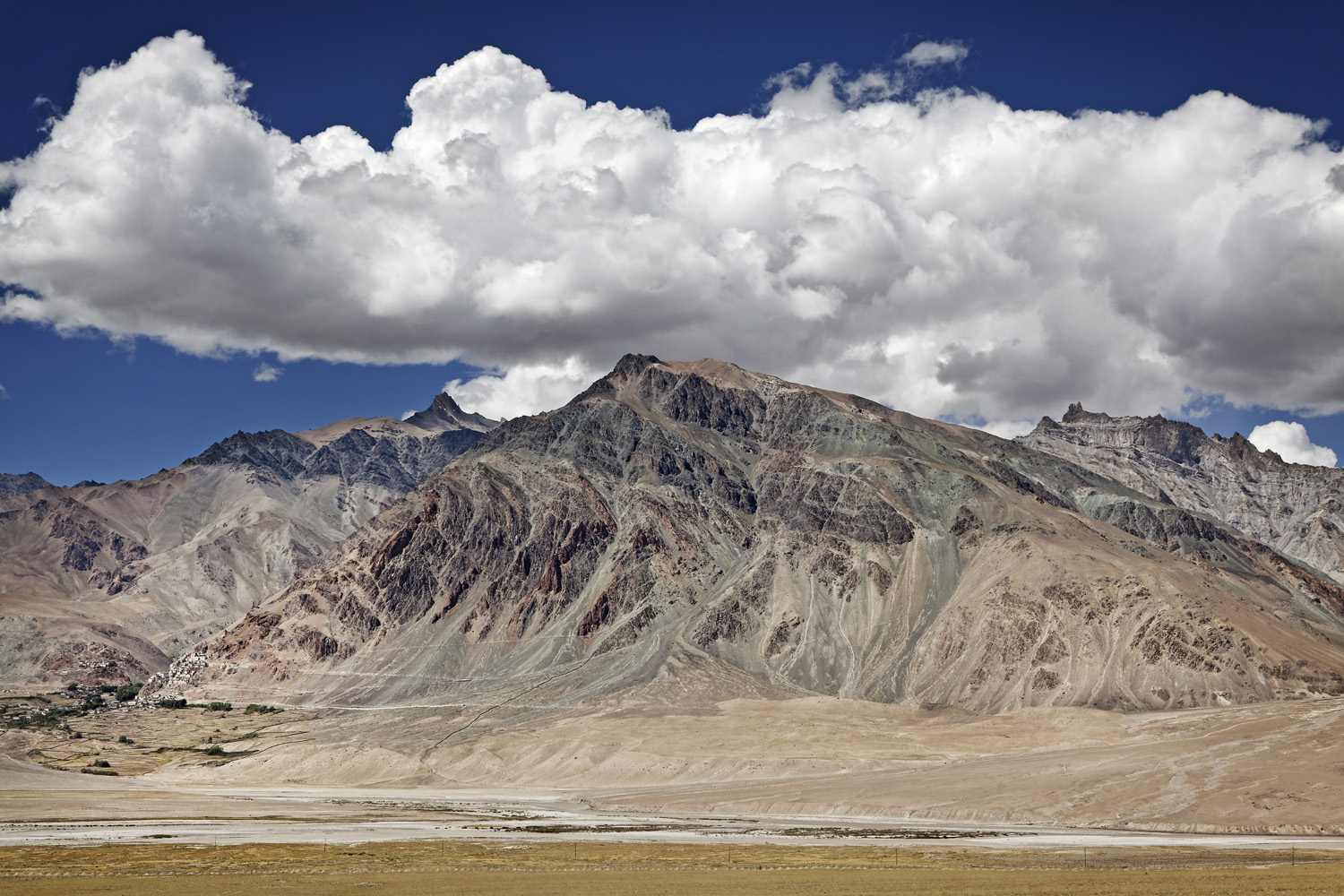 Karsha in the distance, Zanskar, India