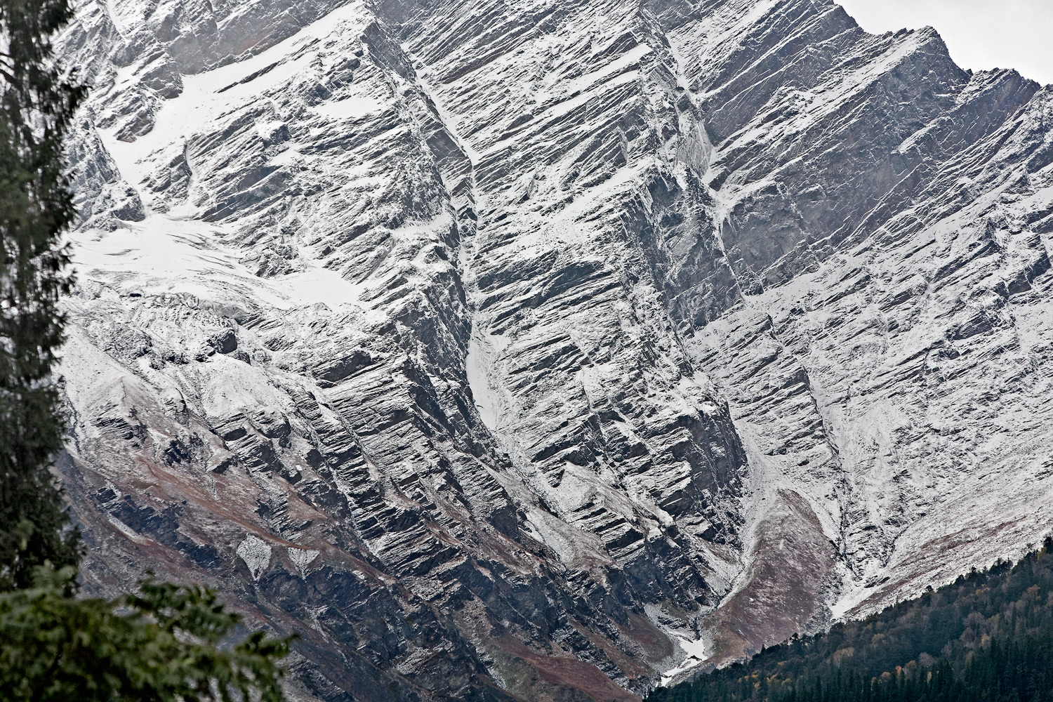 Mountain-scape near Solang, Himachal Pradesh, India