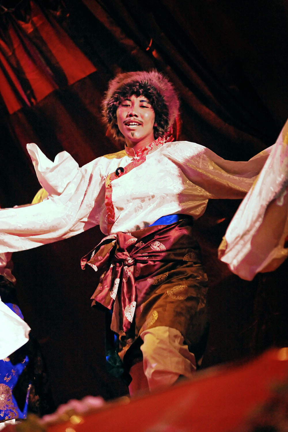 Theatrical performance by Drukpa nuns, Hemis Monastery