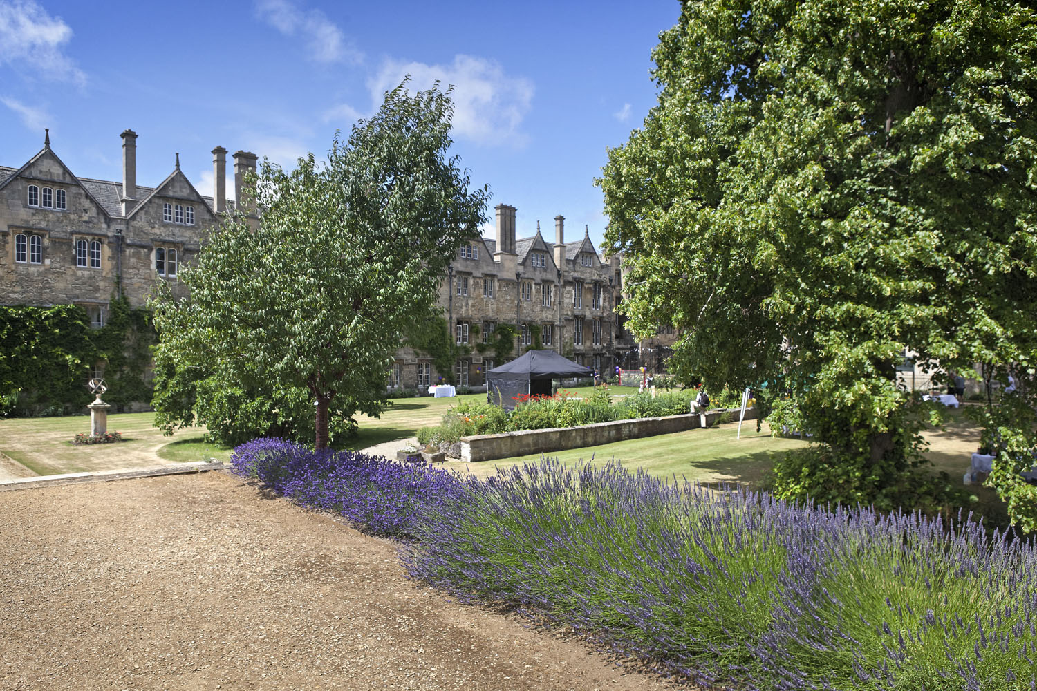 Fellows Garden & Sundial Lawn, Merton College, Oxford, UK
