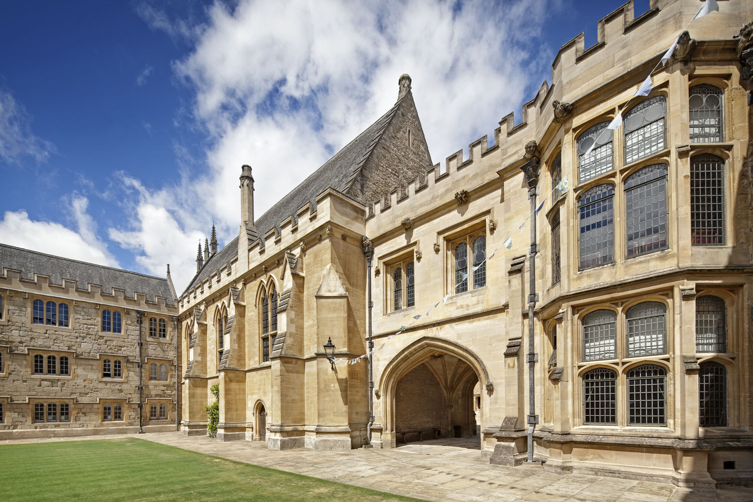 Front Quad, Merton College, Oxford, UK