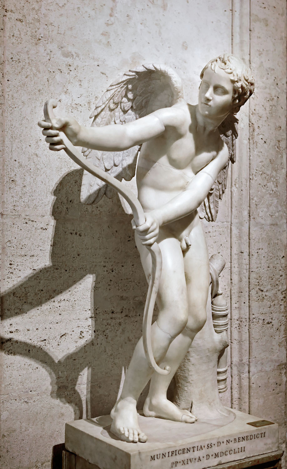 Eros stringing his bow, Musei Capitolini, Rome