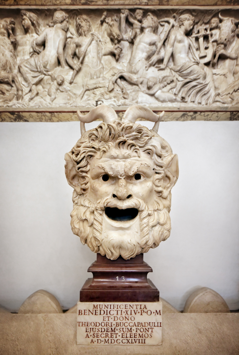 Satyr Mask, Musei Capitolini, Rome