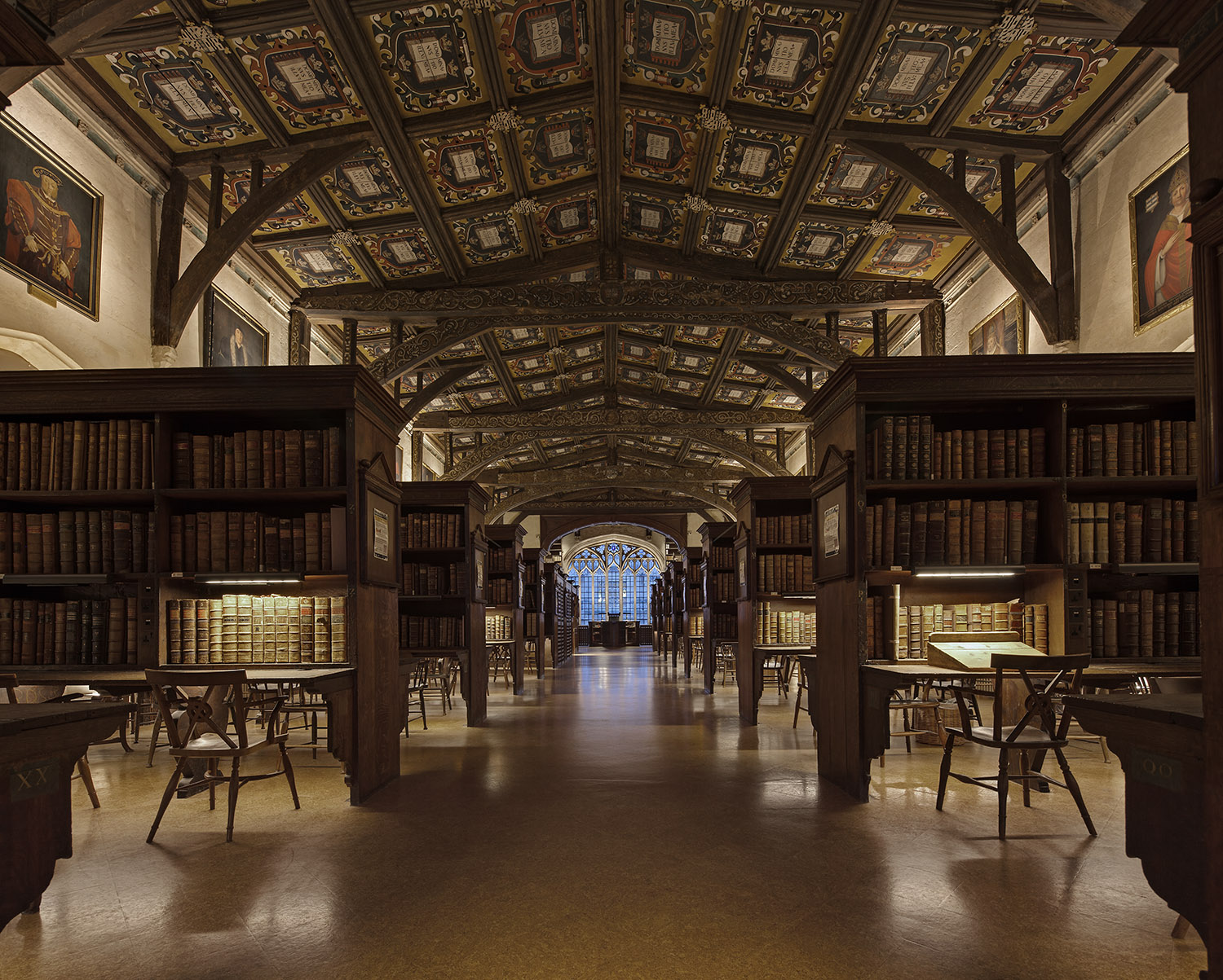 Duke Humfrey's Library, Bodleian Library, University of Oxford, Oxford, UK