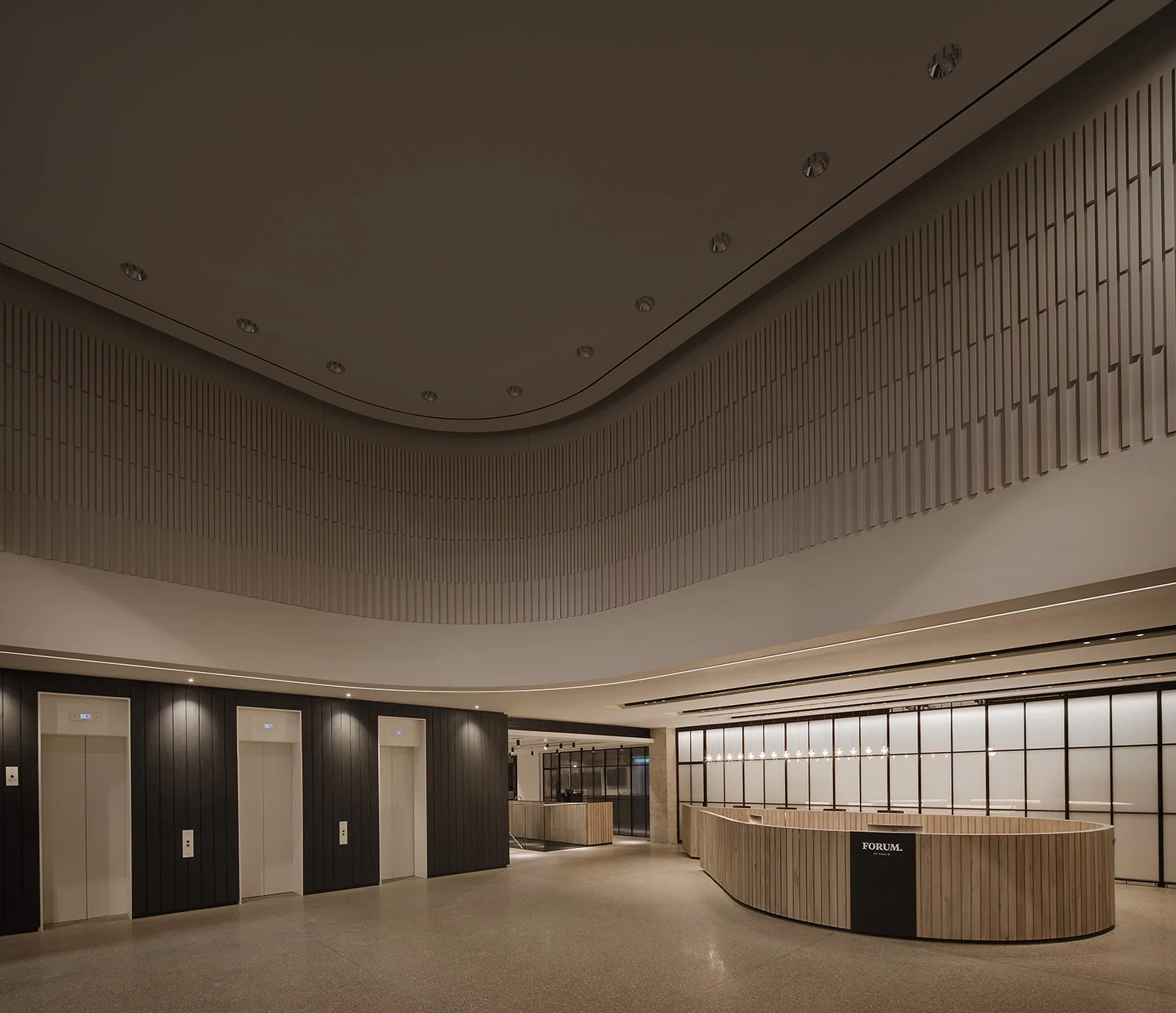 New lighting installation at 33, Gutter Lane, London, UK
