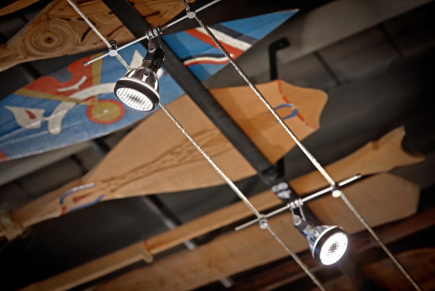 Lighting detail - Pitt Rivers Museum - Oxford