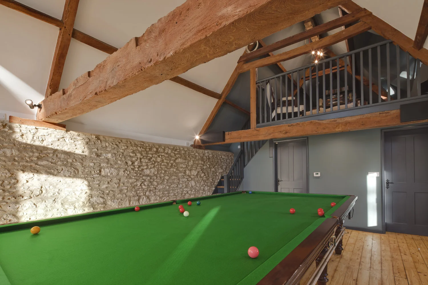 The new extension and barn conversion at Manor Farm, Boars Hill, Oxford, by Transition by Design.