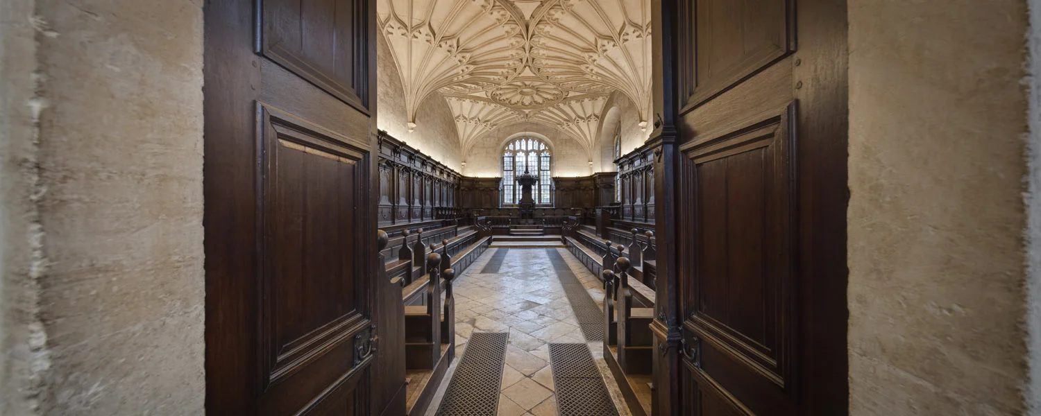 Convocation Hall, Bodleian Libraries, University of Oxford, Oxford, UK