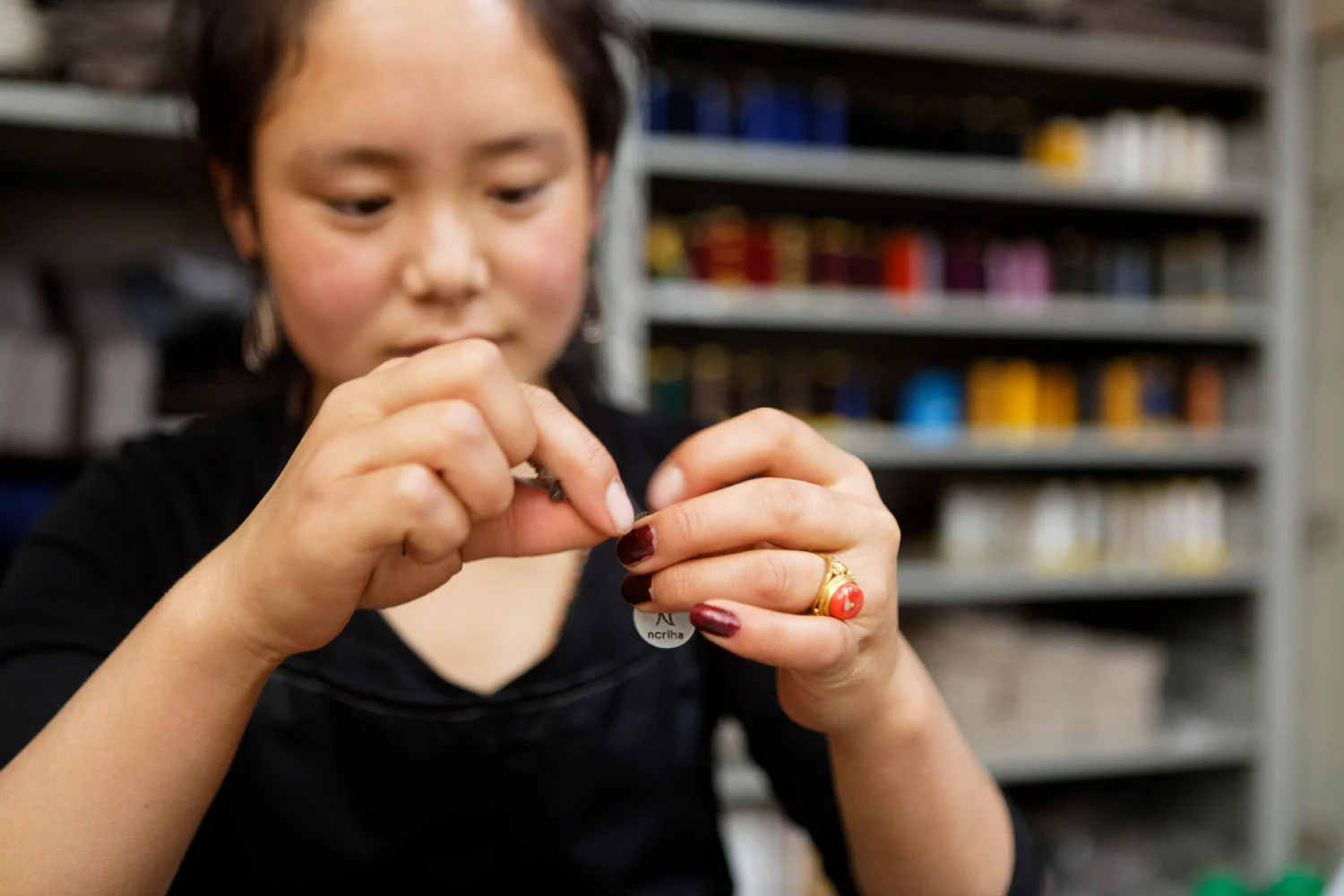 Tailoring in the Norlha atelier, Ritoma, Amdo, Tibet