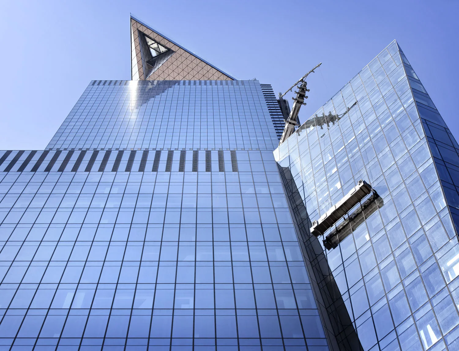 Kohn Pedersen Fox - KPF's new Manhattan development, Hudson Yards. Shot from and around the High Line, Manhattan, New York City, USA.