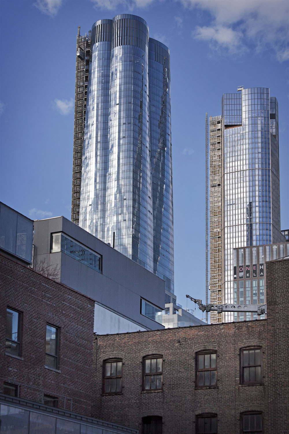  Kohn Pedersen Fox - KPF's new Manhattan development, Hudson Yards. Shot from and around the High Line, Manhattan, New York City, USA. 