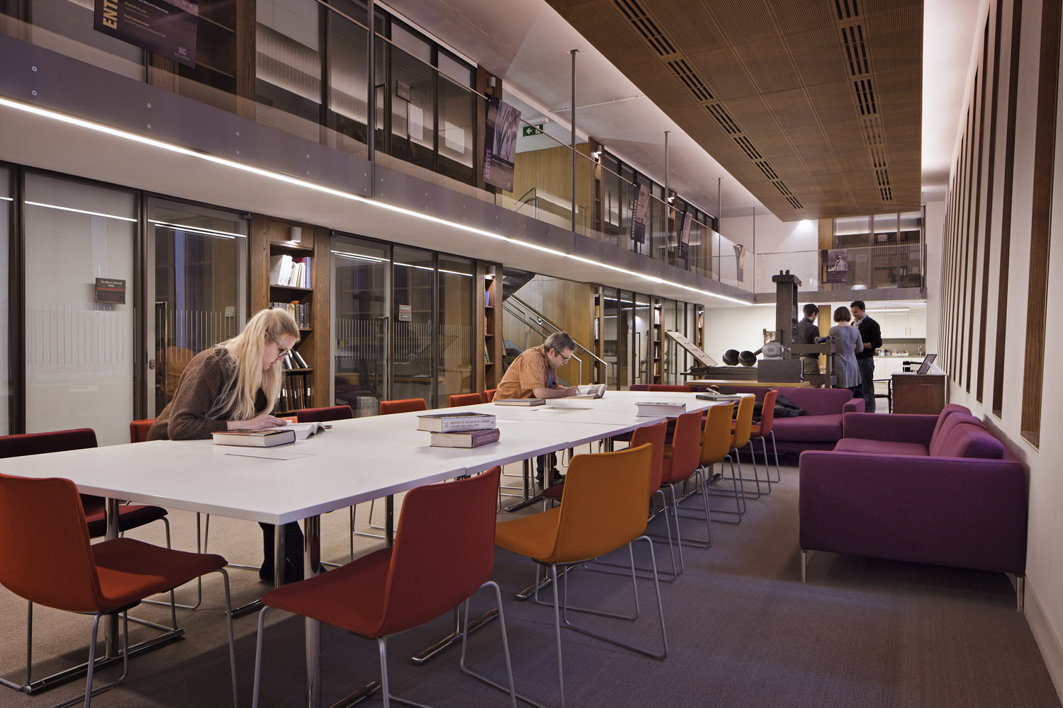  The Visiting Scholar's Center in the Weston Library - part of the Bodleian Libraries, University of Oxford, Oxford, UK 