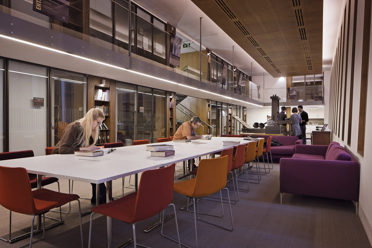 The Visiting Scholar's Center in the Weston Library - part of the Bodleian Libraries, University of Oxford, Oxford, UK