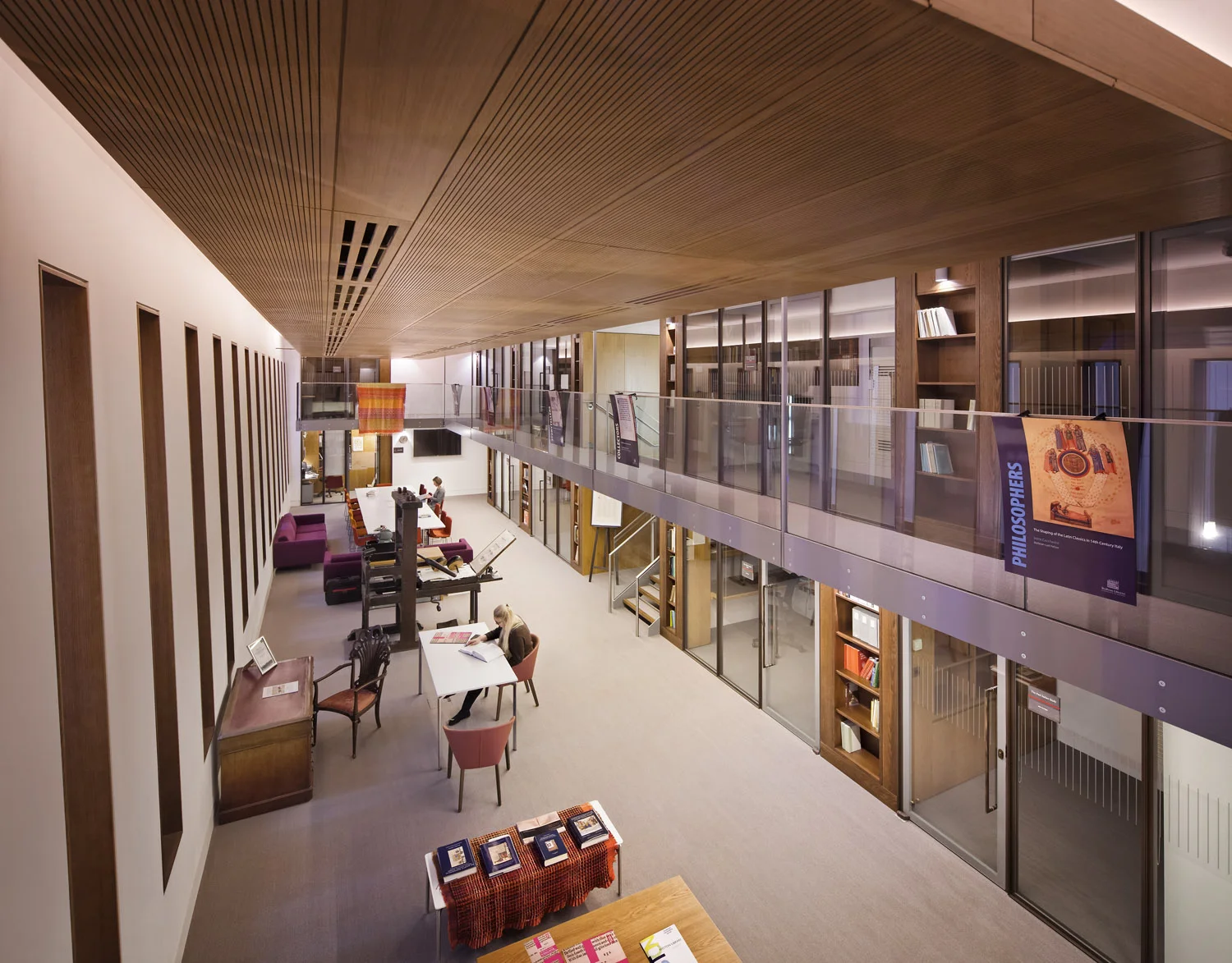 The Visiting Scholar's Center in the Weston Library - part of the Bodleian Libraries, University of Oxford, Oxford, UK