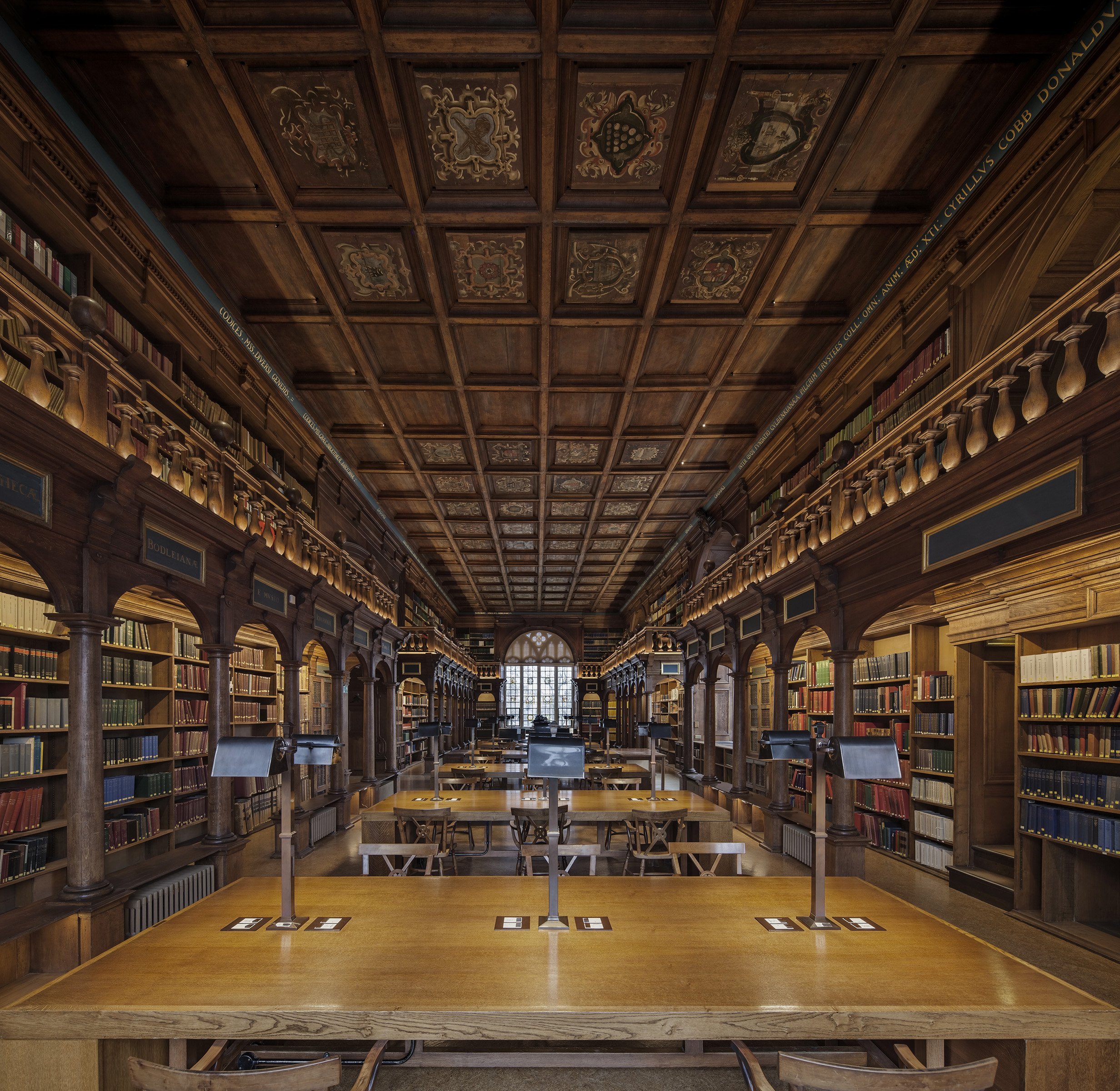 The Selden End of the Duke Humfrey's Library, Bodleian Libraries, University of Oxford, UK