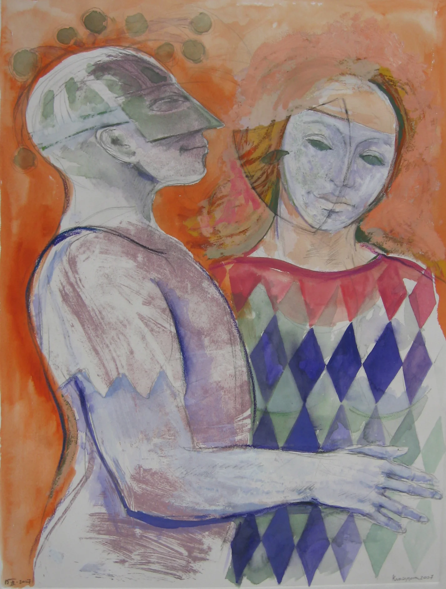 Arlecchino e la Sua Bella, 15 II 2007.jpg