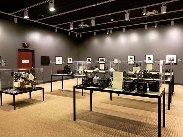 History exhibition at the Eastman Museum is all photographs made by immigrants to the U.S.  Powerful work. Cameras in the room are all historic.