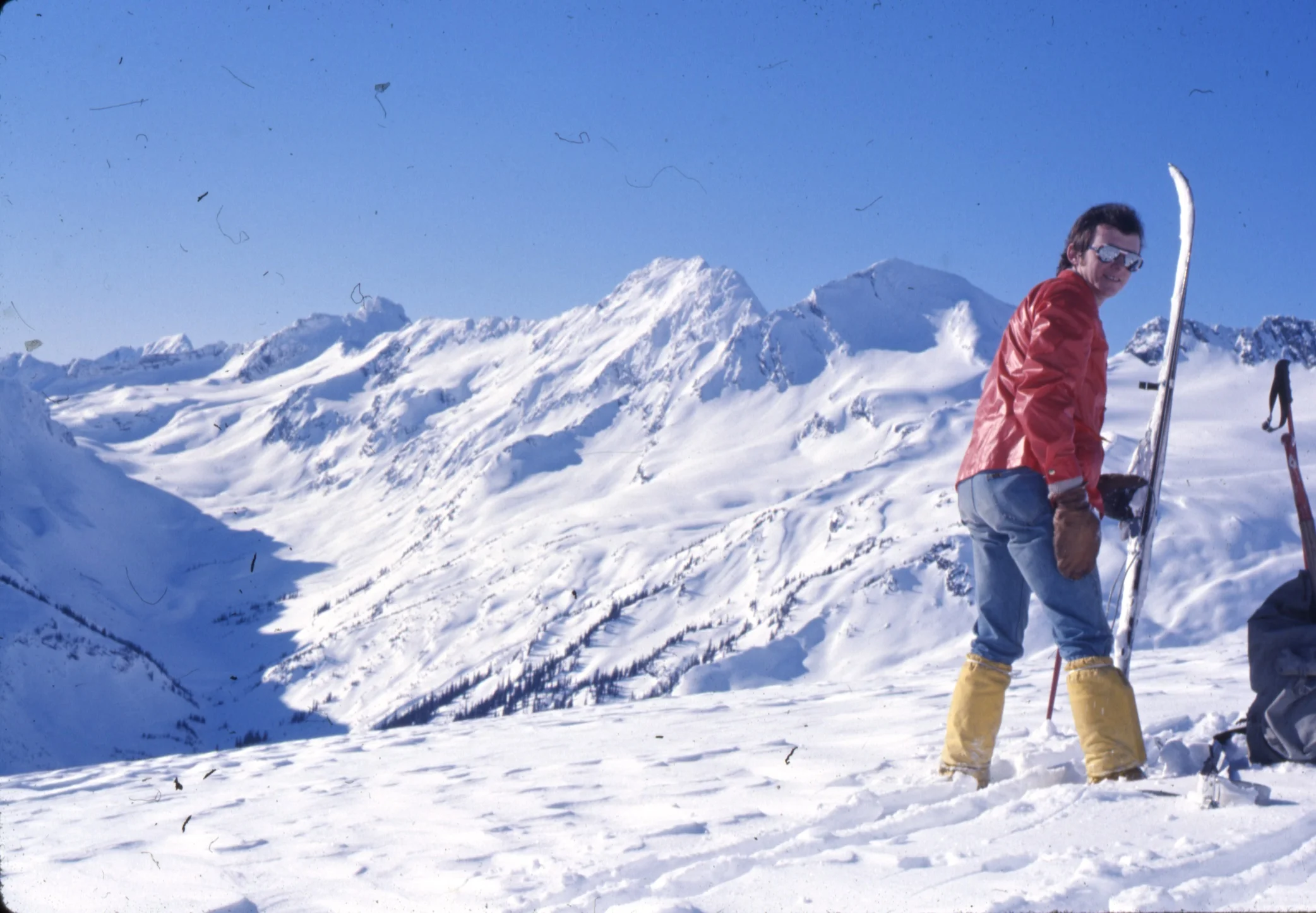 PSS.96 Cougar Valley from Mt. Cheops, Jeff Freer. Feb 1973