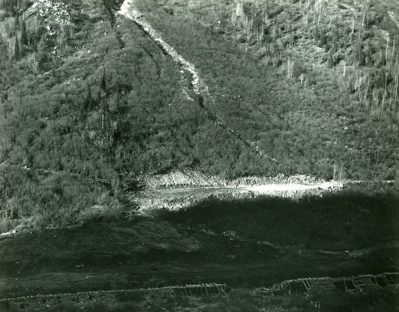 PSA.32 Bench for avalanche control at Mt. Tupper. 1959