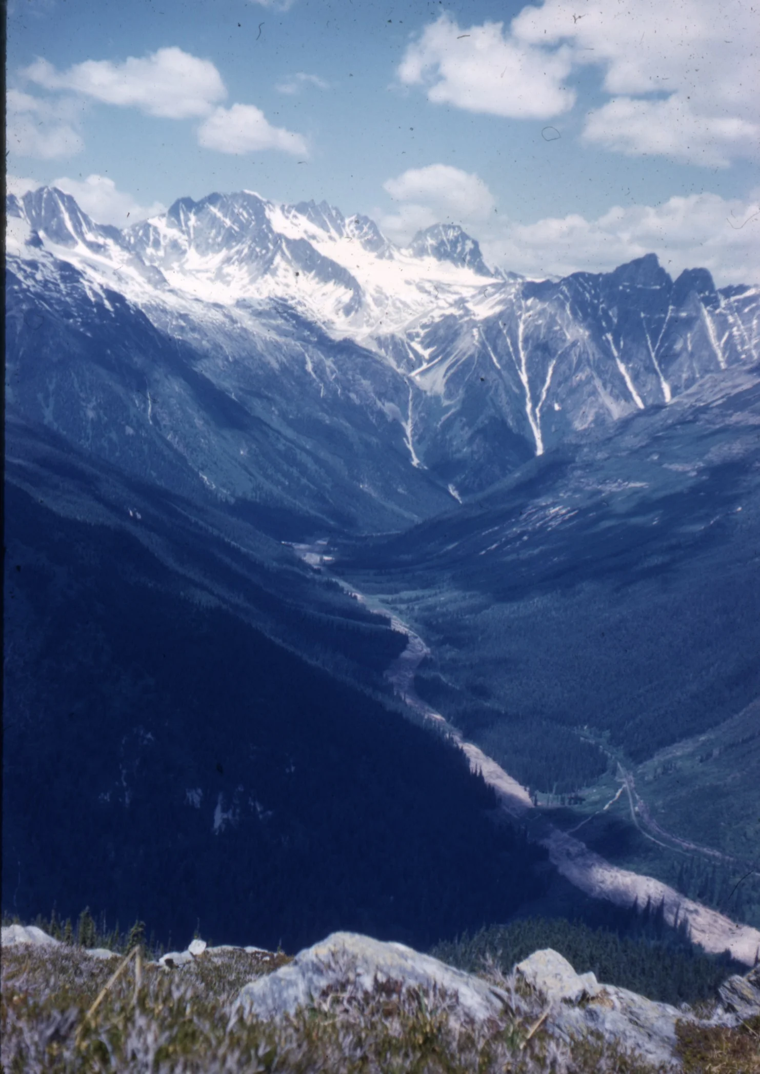 PSS.30 T.C.H from Summit of Rogers Pass. 1958