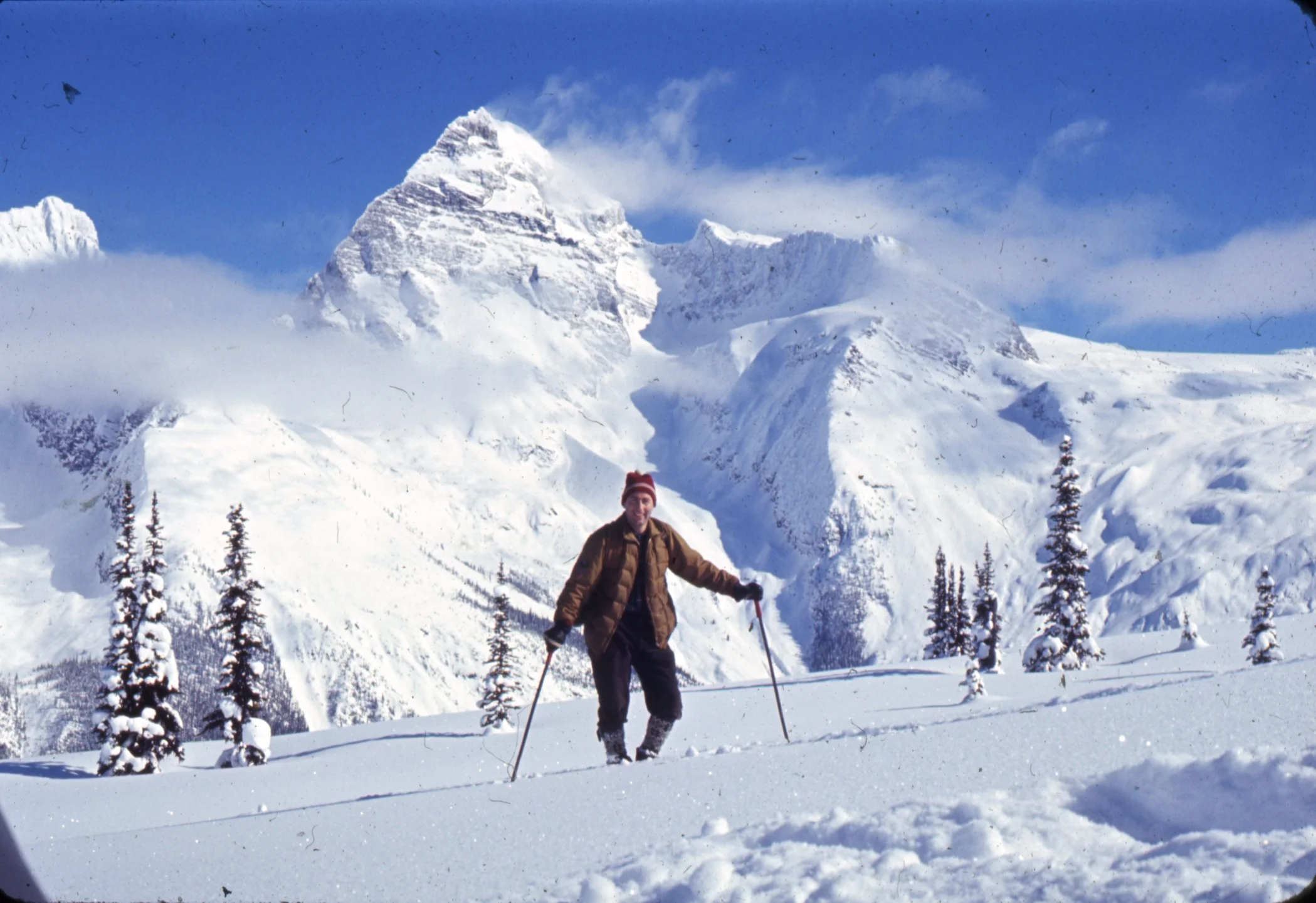 PSS.75 Peg's Bench, Mt. Abbott. Ron Chisholm. Mar. 4, 1967