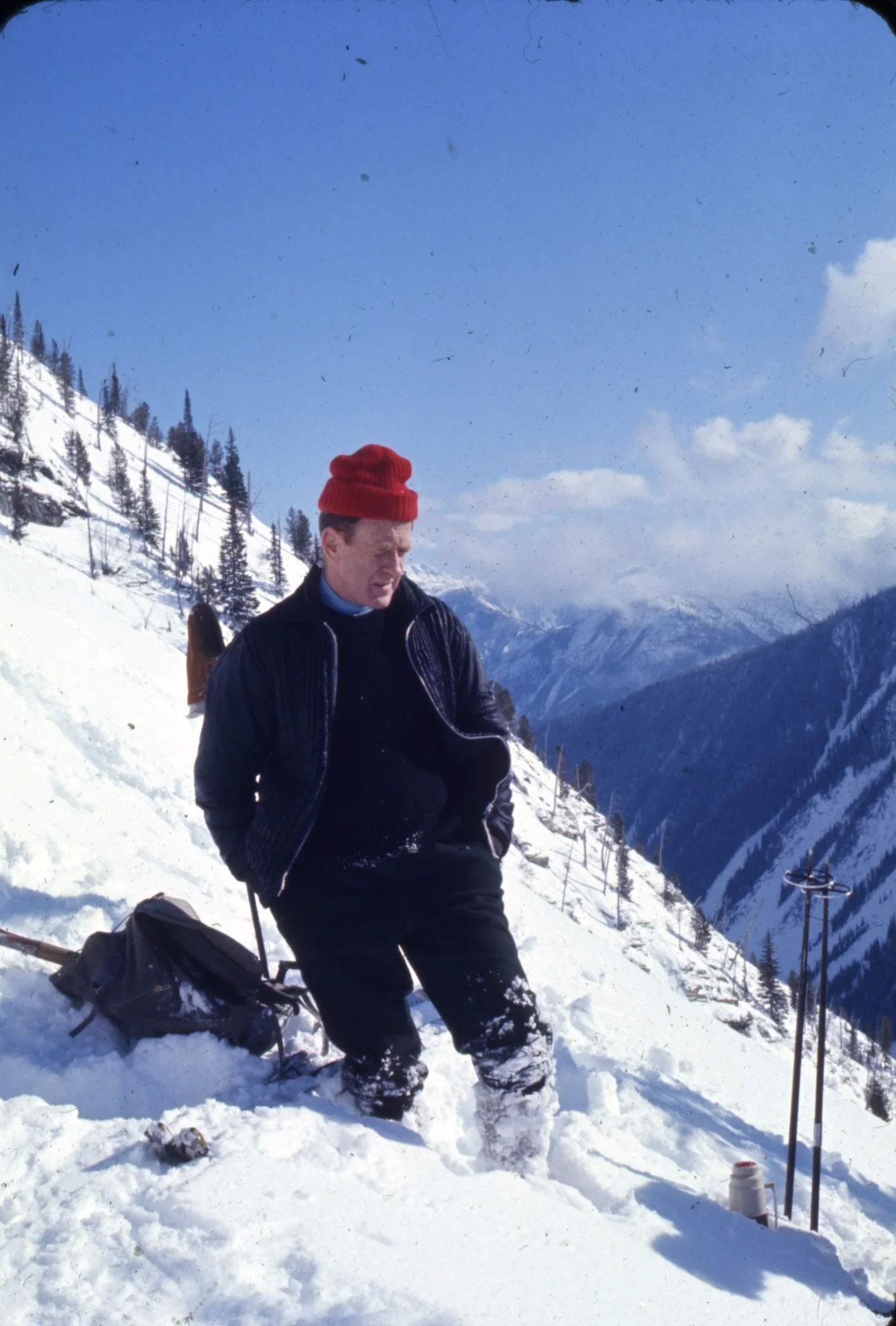 PSS.86 Park Warden, Bob Woods, Glacier. Feb.1969
