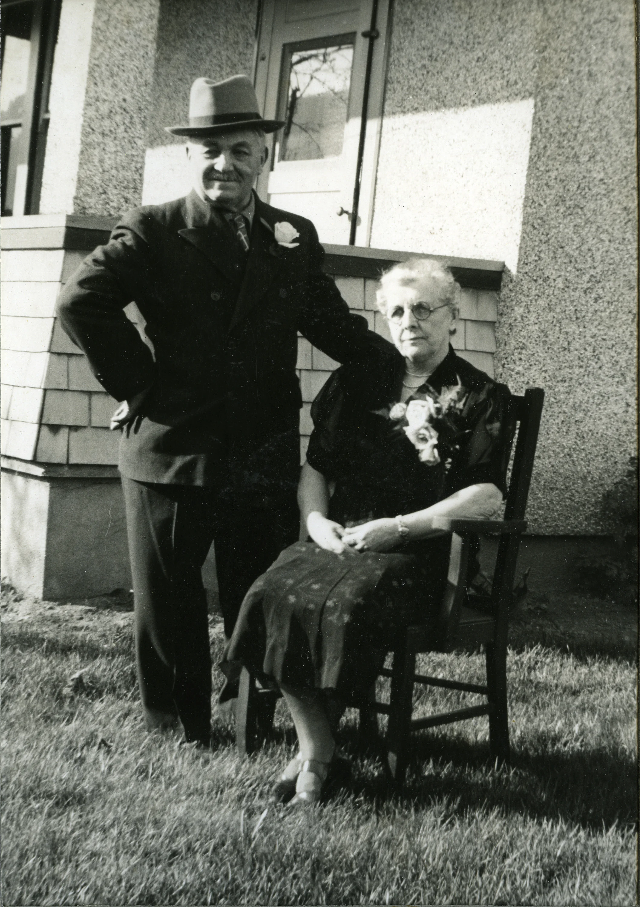 Edgar & Catherine Burridge, date unknown.