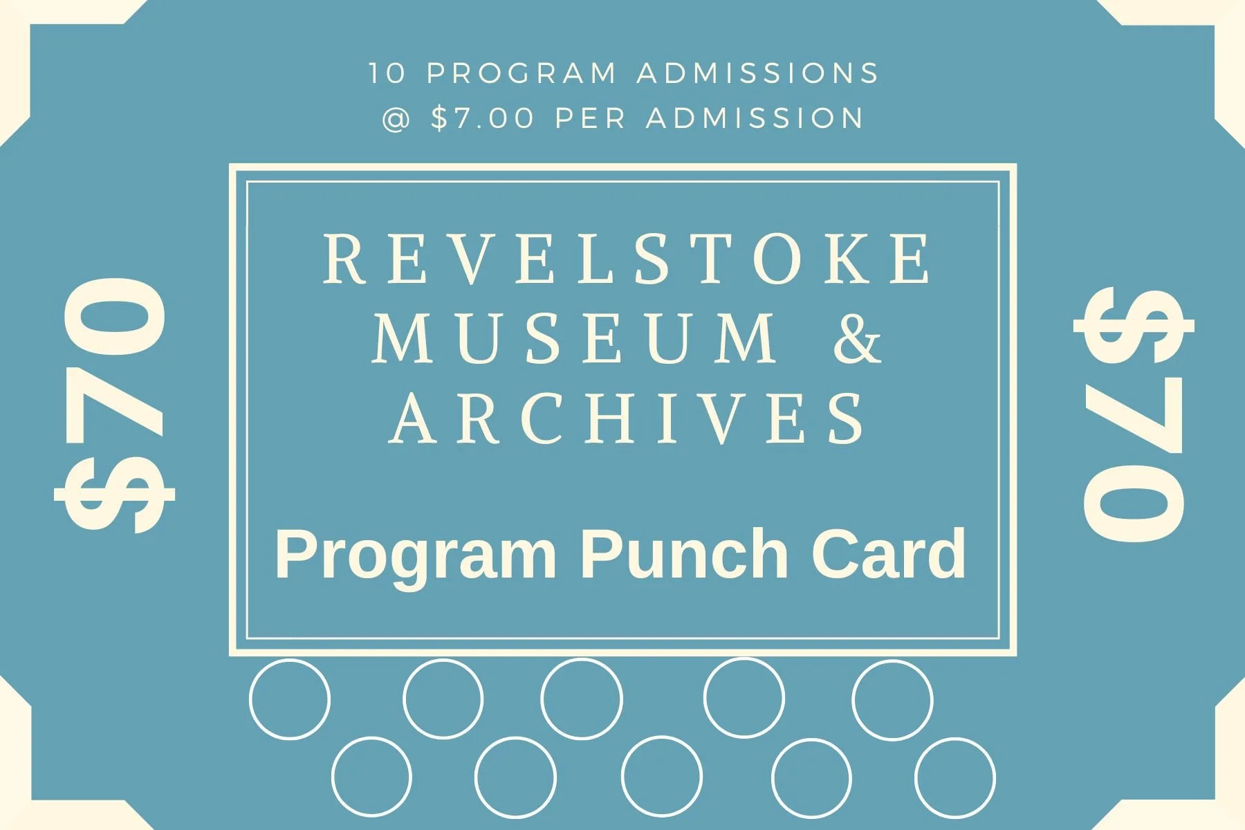 Program Punch Card - 10 Pass