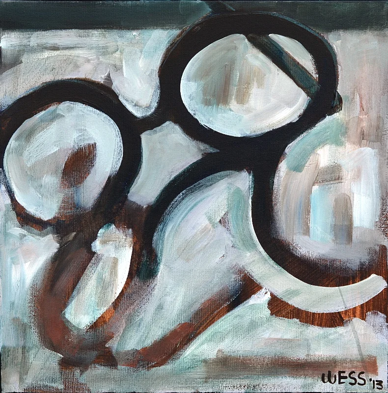 Spectacles, 20x20", $250 (no. 1023)