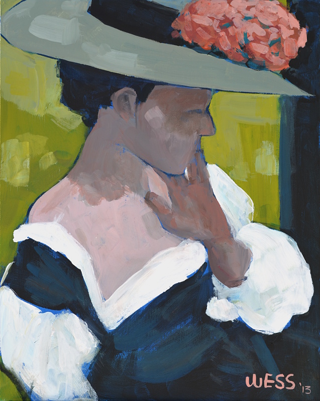 Portrait of Portrait of Mrs White 20x16", SOLD