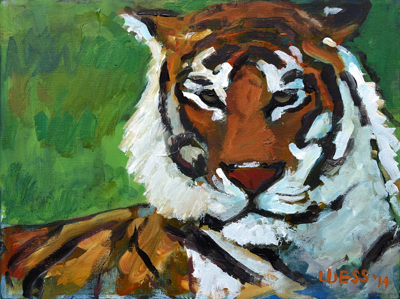 Tiger, 11x14", $80