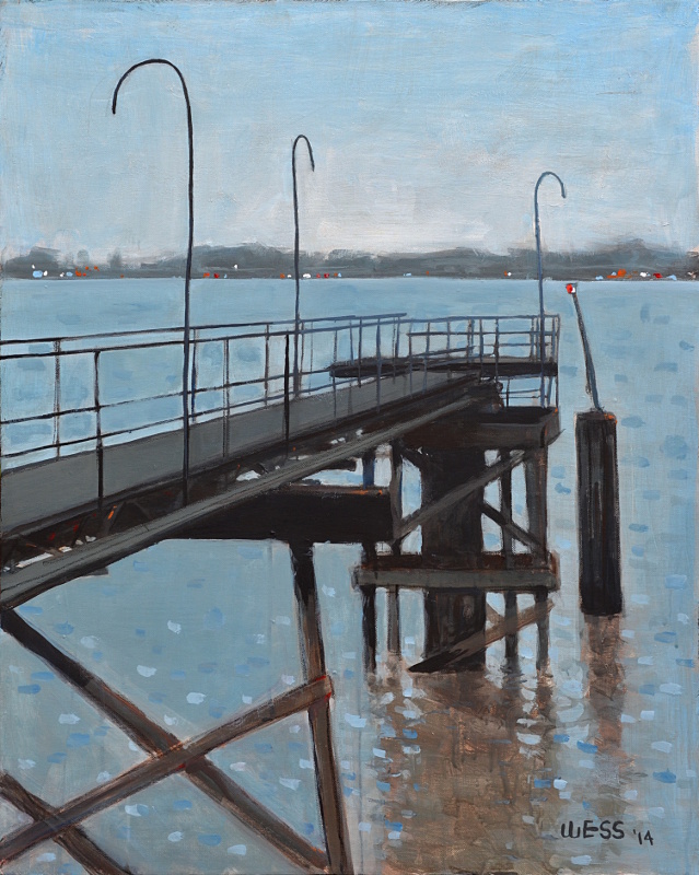 Mississippi River Dock #2, 30x24"