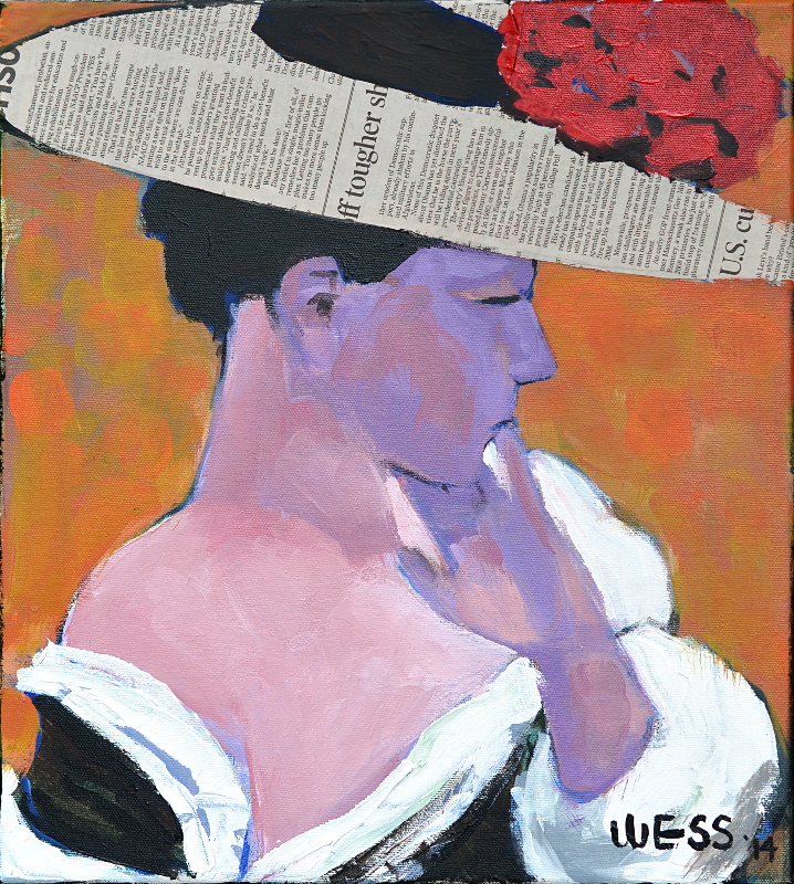 Portrait of Mrs. White #2, 16x14"