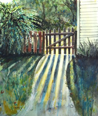 Sunlight Through the Gate