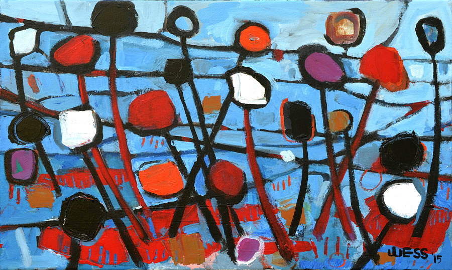 Mad Symphony #3, 18x30", $425 - (no. 1005)