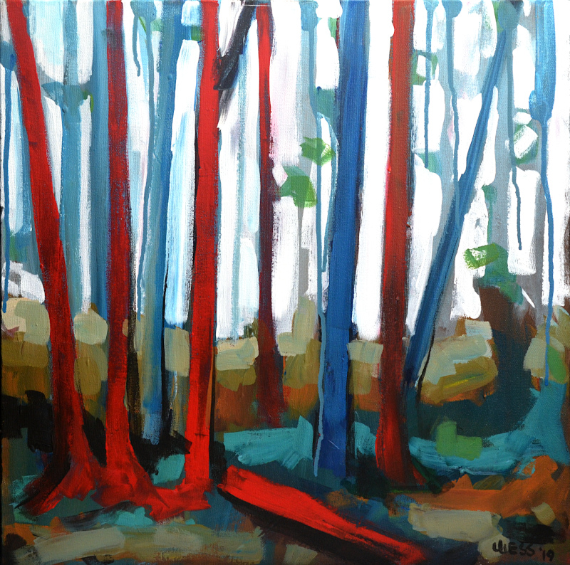 Tree Fall, 20x20”, $375