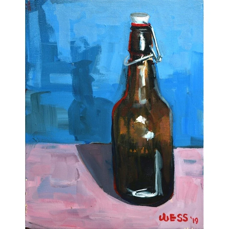 Brew Bottle, 14x11"