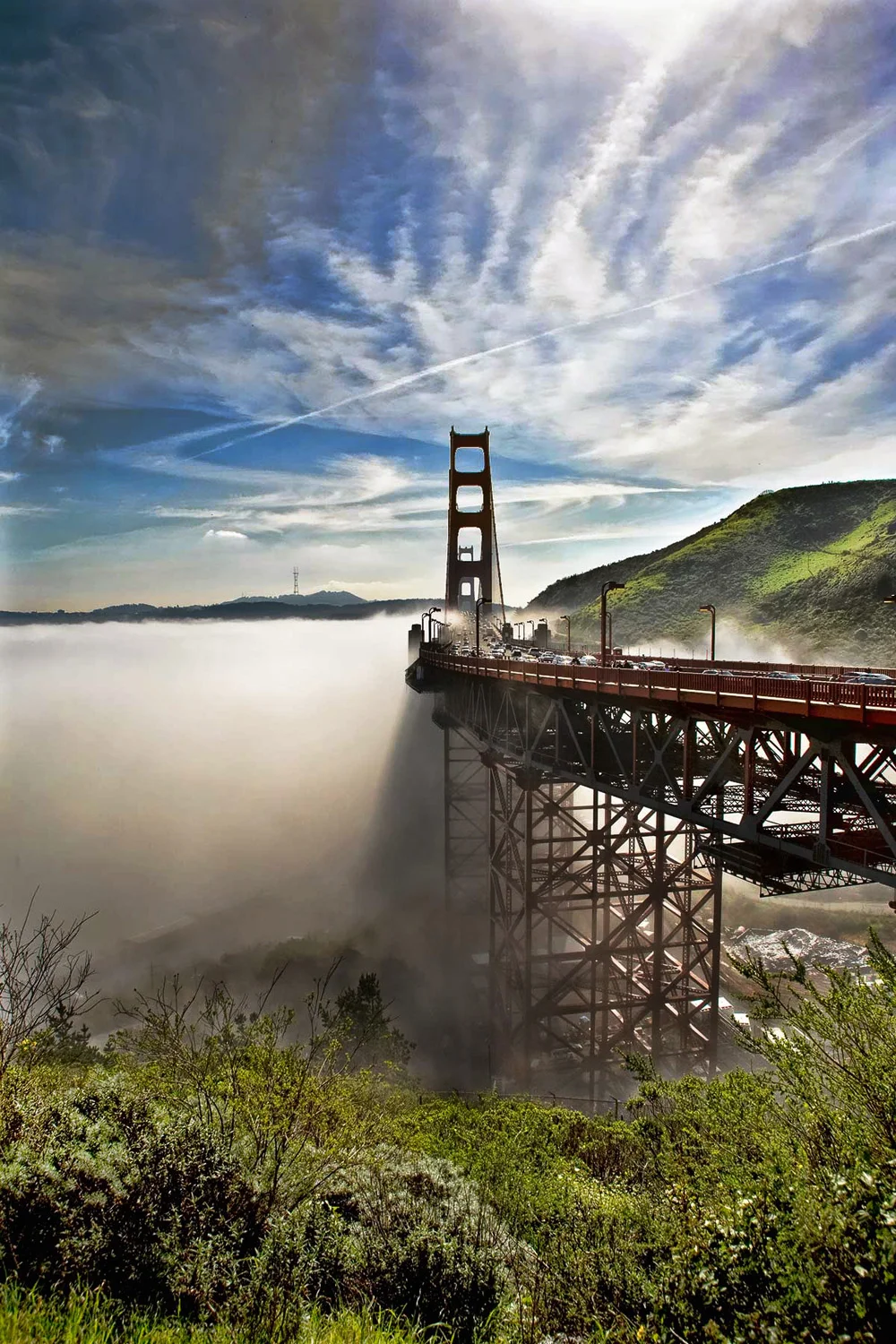 Golden Gate bridge from Vista point 