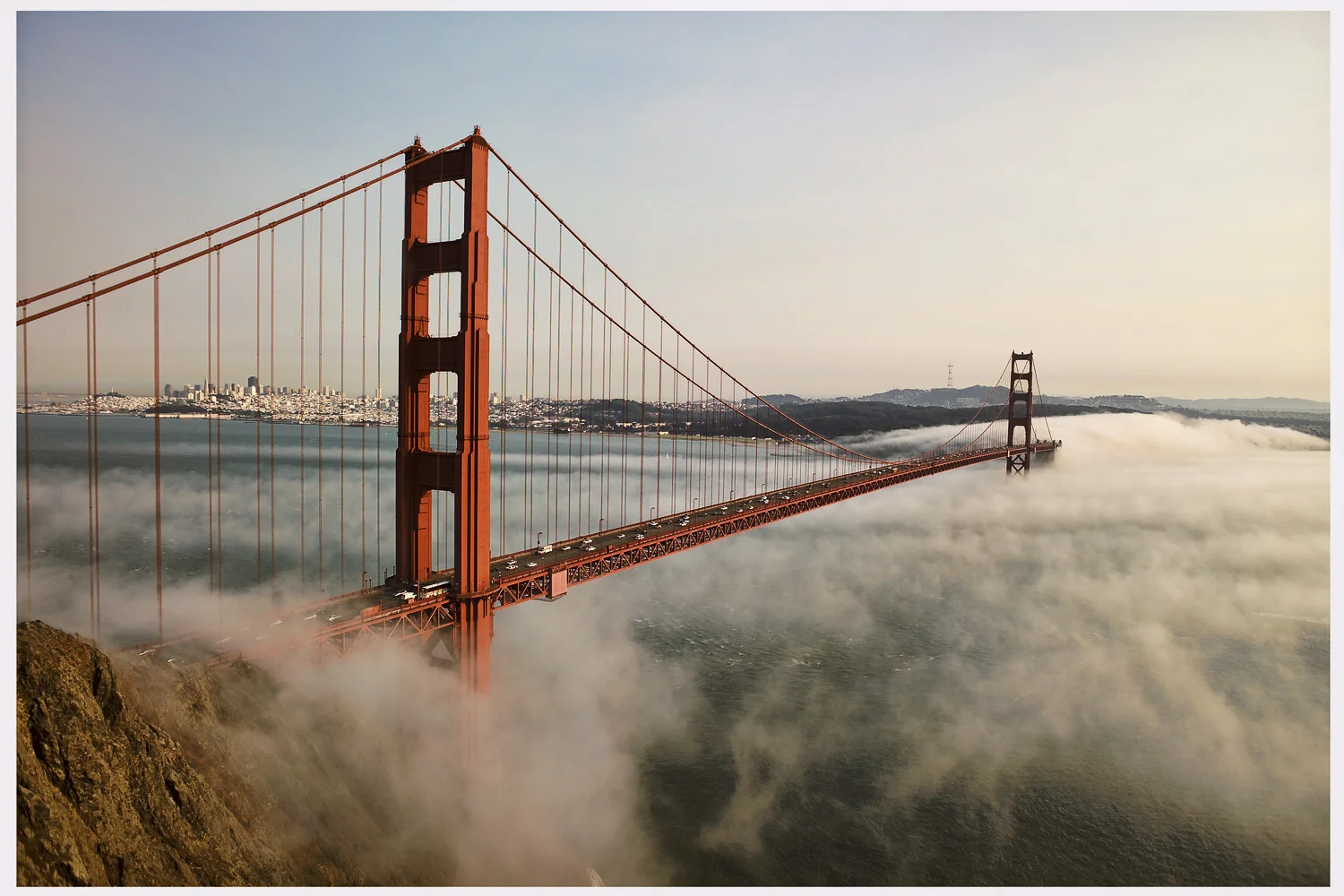 Golden Gate bridge from Marin headlands